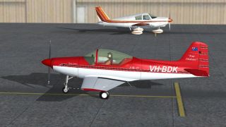 Screenshot 1 — Red & White Falco F.8L