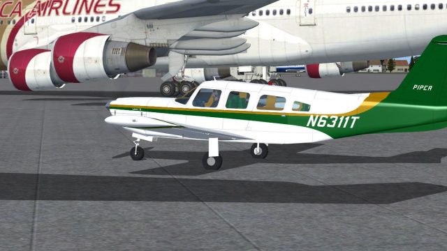 Screenshot 1 — Piper Lance II N6311T