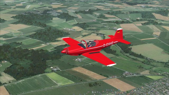Screenshot 1 — Aeromere F.8L Falco III America D-EHHE
