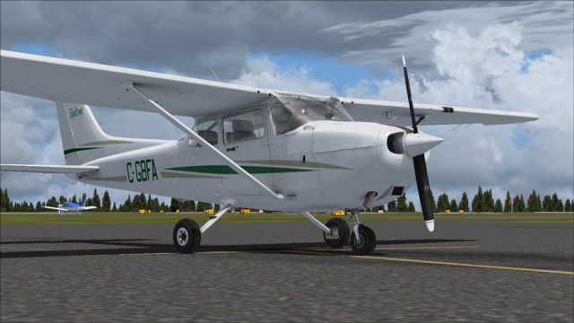 Screenshot 1 — Cessna 172R C-GBFA