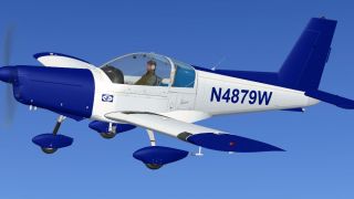 Screenshot 1 — Blue & White Zlin Z-142 N4879W