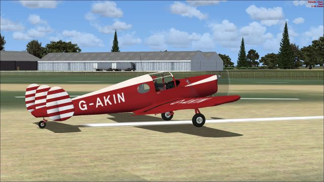 Screenshot 1 — Miles Messenger G-AKIN