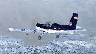 Screenshot 1 — Hungarian Livery Zlin Z-142 HA-SFS