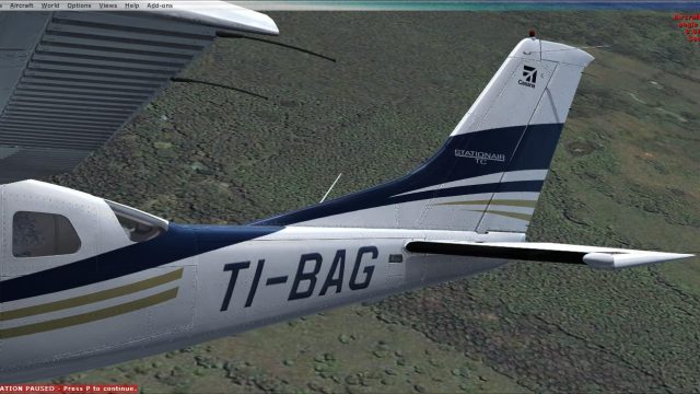 Screenshot 1 — Cessna CT206H TI-AZT & TI-BAG