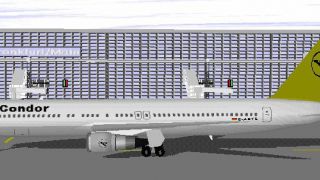 Screenshot 1 — FS98 Condor (German Charter) Boeing 767-300