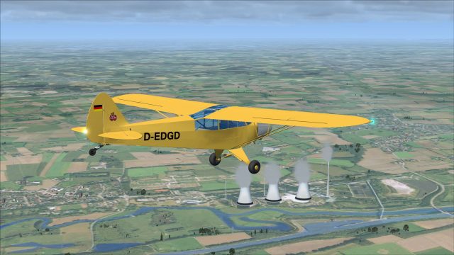 Screenshot 1 — Piper L-18C Super Cub D-EDGD