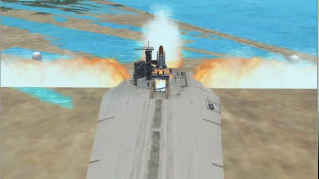 Screenshot 1 — Scenery--Shuttle Launch 07