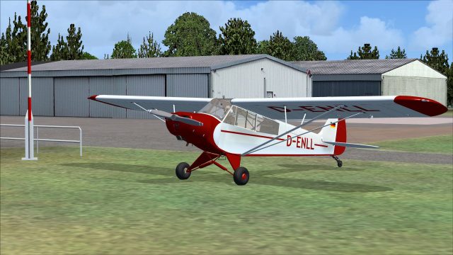 Screenshot 1 — Piper Super Cub PA-18-95 L-18C D-ENLL