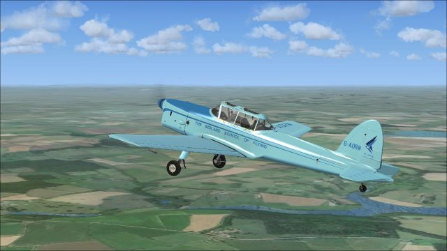 Screenshot 1 — De Havilland Chipmunk G-AORW