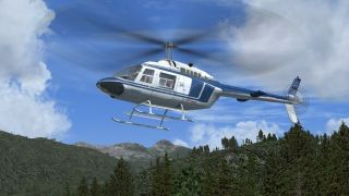 Screenshot 1 — Blue/White Bell 206B JetRanger