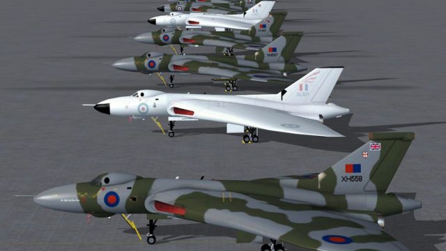 Screenshot 1 — Avro Vulcans And Retro Scenery