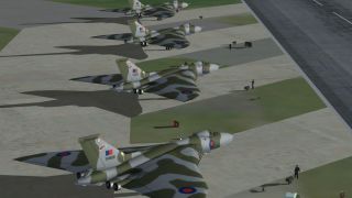 Screenshot 2 — Avro Vulcans And Retro Scenery