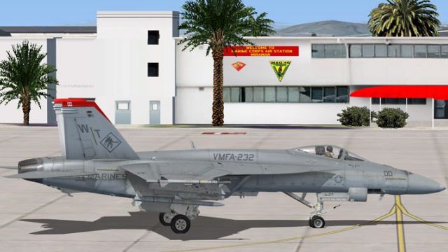 Screenshot 1 — US marines VMFA-232 Red Devils F/A-18E