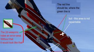 Screenshot 1 — F-4 Phantom Bicentennial Texture Fix