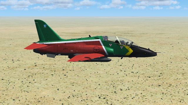 Screenshot 1 — SAAF Hawk SA In Flag Scheme