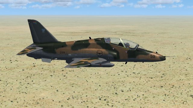 Screenshot 1 — SAAF BAE Hawk 259 Cammo
