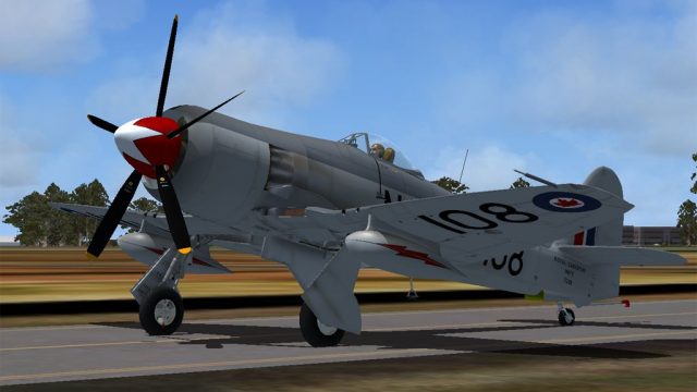 Screenshot 1 — RCN Hawker Sea Fury FB.11 870 Sqdn
