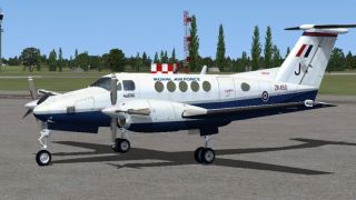 Screenshot 1 — RAF Beechcraft King Air B200 ZK450