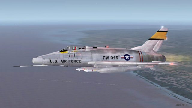 Screenshot 1 — F100 Sabre Need For Speed