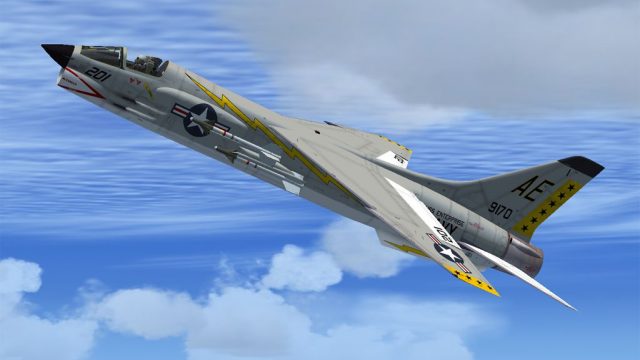 Screenshot 1 — US Navy Vought F-8E Crusader Of VF-33