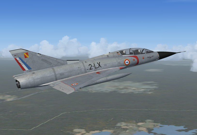 Mirage IIIB EC 3 2 Alsace For FSX