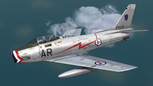 Screenshot 1 — RNoAF North American F-86F Sabre PX-J