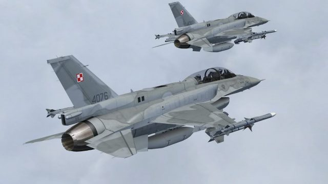Screenshot 1 — Polish Air Force Lockheed F-16D