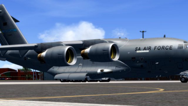 Screenshot 1 — SAAF Globemaster 1431