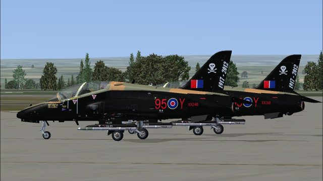Screenshot 1 — RAF Hawk 100 Squadron