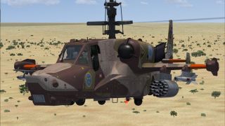 Screenshot 2 — Swedish Armed Forces Desert Ka-50 Alphasim Repaint