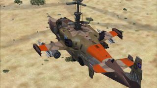 Screenshot 1 — Swedish Armed Forces Desert Ka-50 Alphasim Repaint