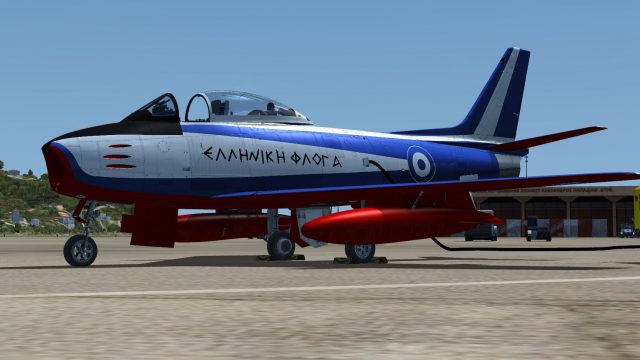 Screenshot 1 — Hellenic Flame North American F-86