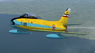 Screenshot 1 — Yugoslav Air Force F-86E (M) Sabre