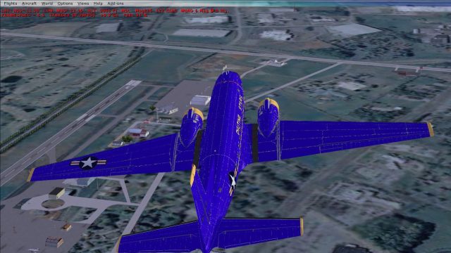 Screenshot 1 — US Navy Chuting Stars Douglas C-117D