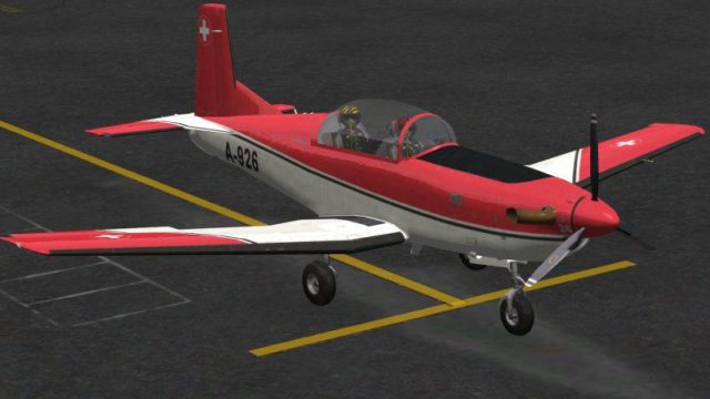 Screenshot 1 — Swiss Air Force Pilatus P-7