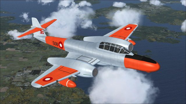 Screenshot 1 — FSX/Prepare3D Danish Meteor NF11