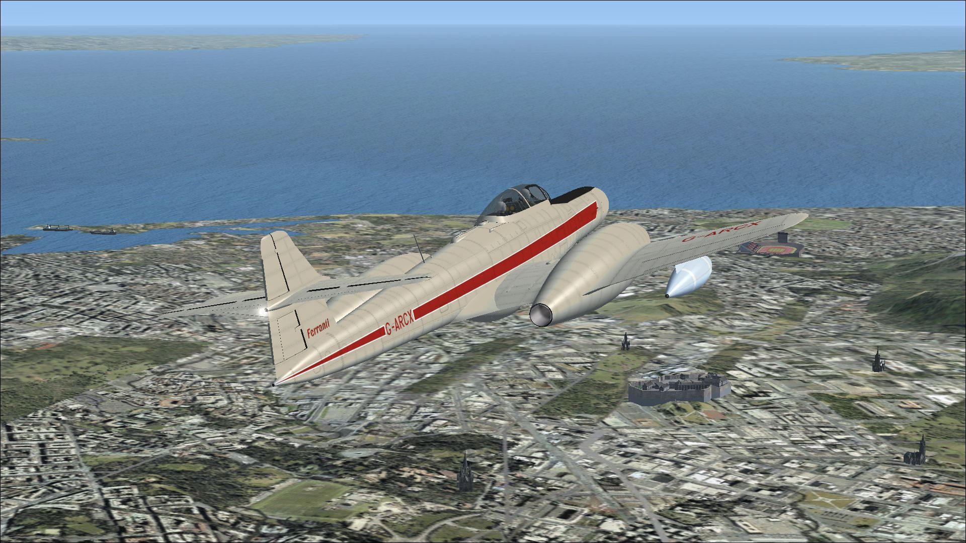 Meteor NF14 G-ARCX for FSX