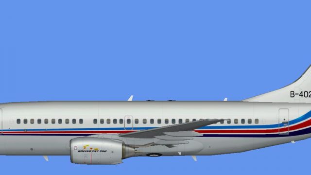 Screenshot 1 — PLAAF Boeing 737-300 and 737-700