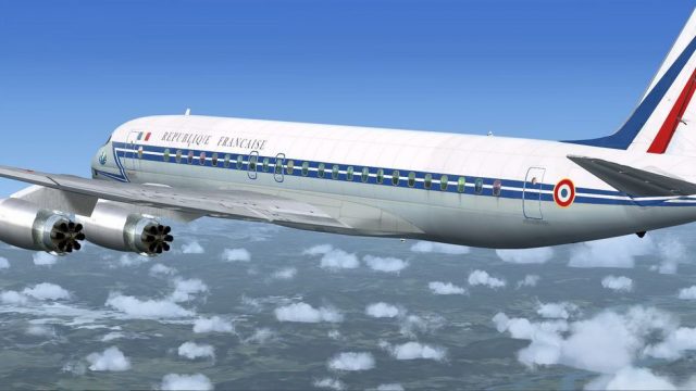 Screenshot 1 — COTAM Douglas DC-8 Update