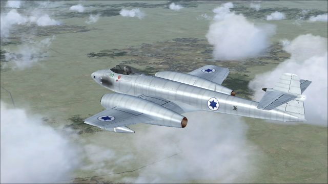 Screenshot 1 — Israeli Gloster Meteor FR9