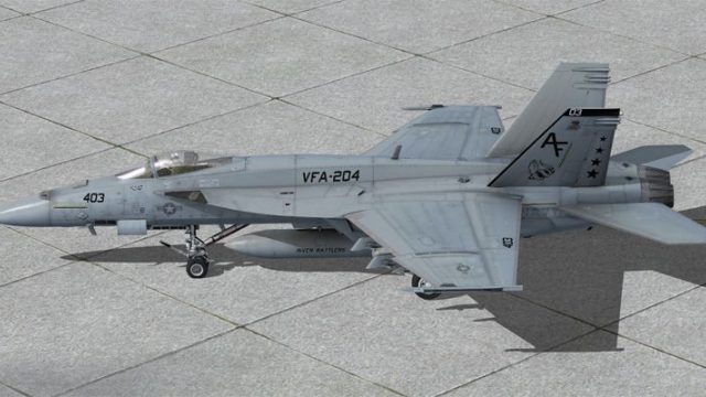 Screenshot 1 — US Navy VFA-204 River Rattlers F/A-18E AF403