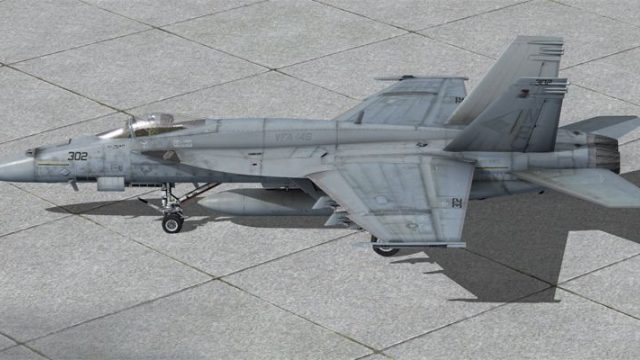 Screenshot 1 — US Navy VFA-146 Blue Diamonds Line Bird F/A-18E R