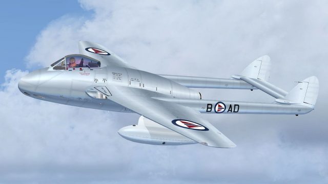 Screenshot 1 — RNoAF de Havilland Vampire F.3/FB.52