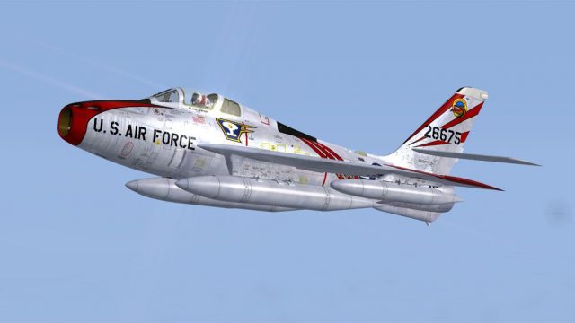 Screenshot 1 — US Air Force Republic F-84F 78th TFS 1958