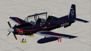 Screenshot 1 — Beechcraft T-6C "N3000"