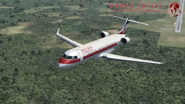 Screenshot 1 — World Travel Airlines CRJ-700