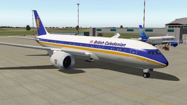 Screenshot 1 — British Caledonian Boeing 787