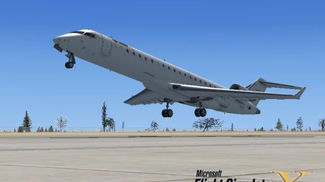 Screenshot 1 — CRJ-700 FSX Livery