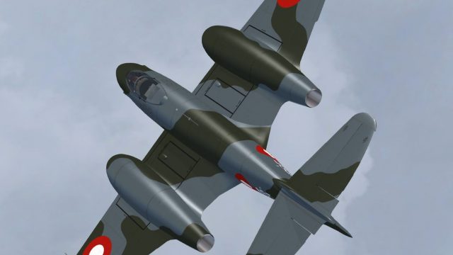 Screenshot 1 — RDSF Gloster Meteor F.Mk.4 '43-465'