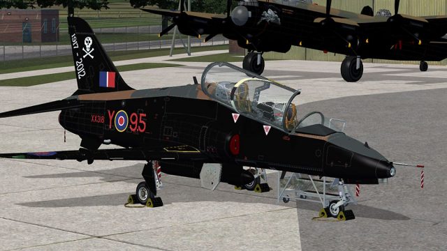 Screenshot 1 — RAF Hawk T.1 XX318